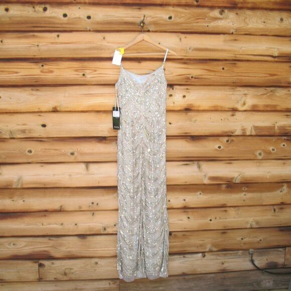 NWT Lara New York 29117 SCOOP NECK BEADED DRESS - Picture 8 of 12